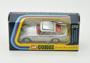 Corgi Toys 270 James Bond DB5 Virtually Mint/Boxed (New The 'Geneva' Collection)