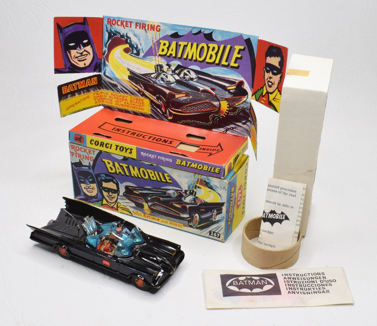 Corgi toys 267 Batmobile Virtually Mint/Boxed (New The 'Geneva' Collection)