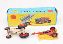 Corgi Toys Gift set 29 Massey-Ferguson 65 with tipper trailer Tractor Virtually Mint/Lovely box