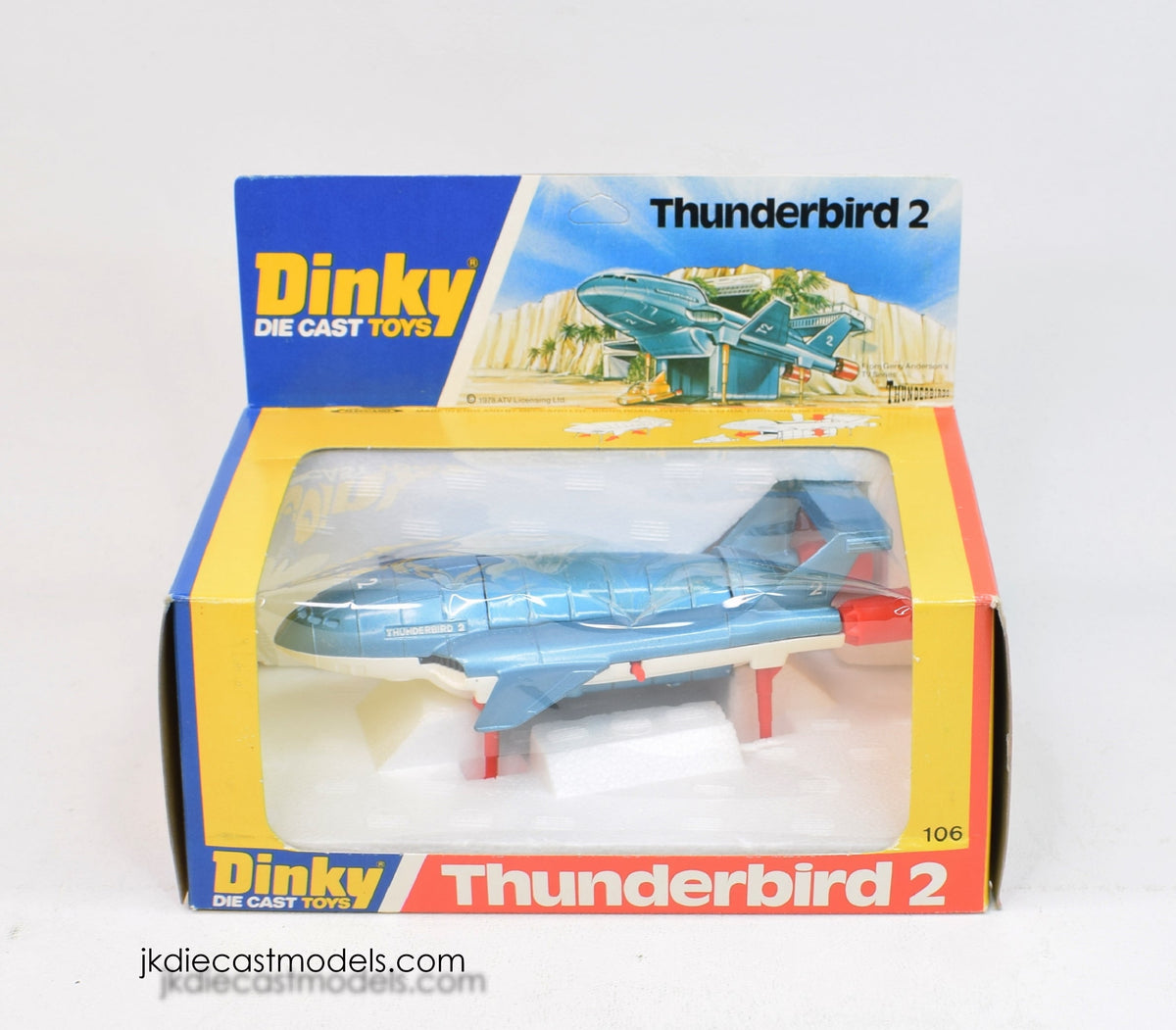 Dinky toy 106 Thunderbird 2 + 4 Virtually Mint/Lovely box