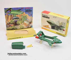 Dinky toy 101 Thunderbird 2 + 4 Virtually Mint/Boxed