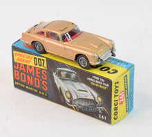 Corgi Toys 261 James Bond DB5 Virtually Mint/Nice box (With indicator casting)
