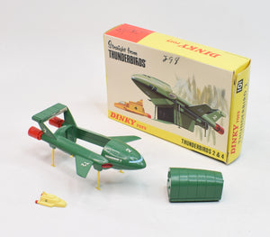 Dinky toy 101 Thunderbird 2 + 4 Virtually Mint/Boxed