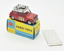 Corgi Toys 339 Austin Monte Carlo Mini Cooper 'S'. Virtually Mint/boxed (New The 'Geneva' Collection)
