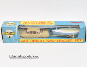 Spot-on 212 Car, Dinghy & Trailer set Virtually Mint/Boxed (Rare Plinth).