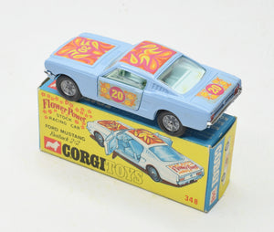 Corgi toys 348 Flower Power Mustang Virtually Mint/Boxed (New The 'Geneva' Collection)