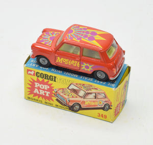 Corgi toys 349 'Pop Art' Mini Virtually Mint/Boxed (New The 'Geneva' Collection)