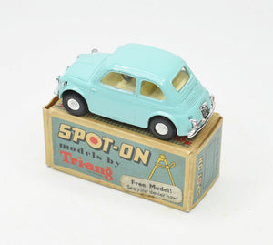 Spot-on 185 Fiat 500 Very Near Mint/Boxed (Light tuquoise)