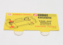 Corgi toys 276 Oldsmobile Toronado Virtually Mint/Lovely Box