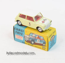 Corgi toys 227 Mini-Cooper Competition Virtually Mint/Nice box