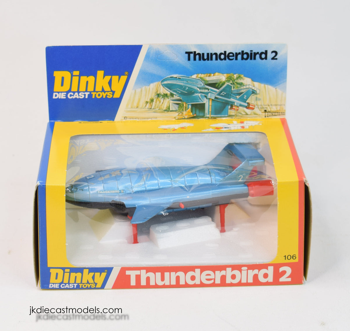 Dinky toy 106 Thunderbird 2 + 4 Virtually Mint/Lovely box