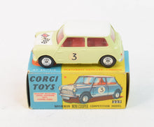 Corgi toys 227 Mini-Cooper Competition Virtually Mint/Nice box