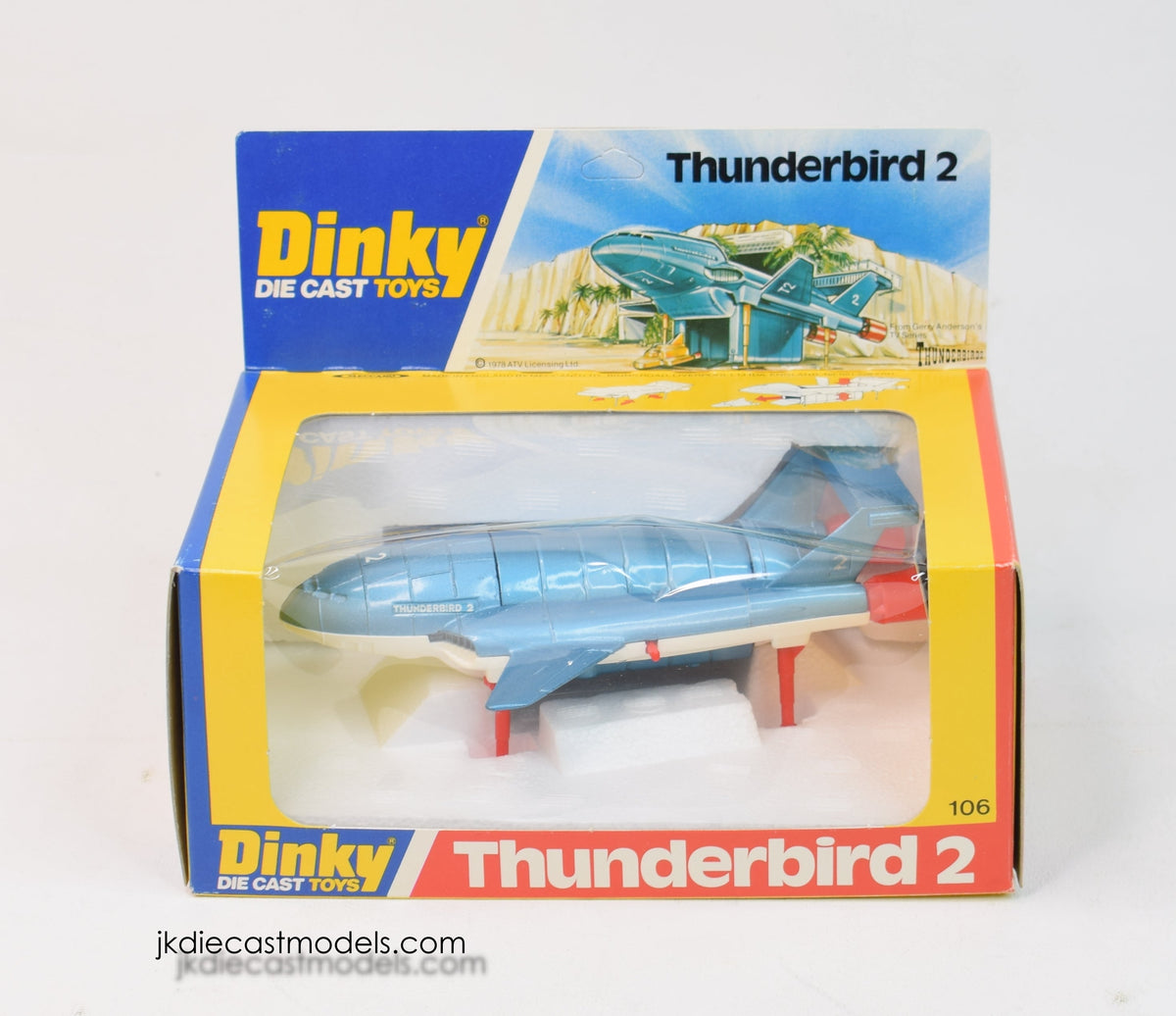 Dinky toy 106 Thunderbird 2 + 4 Virtually Mint/Lovely box
