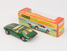 Corgi toys 203 Mangusta de Tomaso Virtually Mint/Lovely box (Intact aerial)