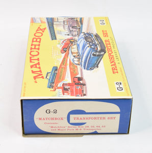 Matchbox G-2 Car Transporter gift set Virtually Mint/Lovely box 'Victoria' Collection