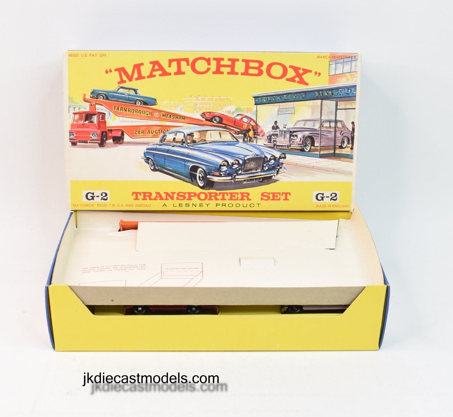 Matchbox G-2 Car Transporter gift set Virtually Mint/Lovely box 'Victoria' Collection
