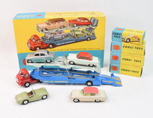 Corgi Toys Gift set 1b Carrimore Transporter with four cars Virtually Mint/Nice box
