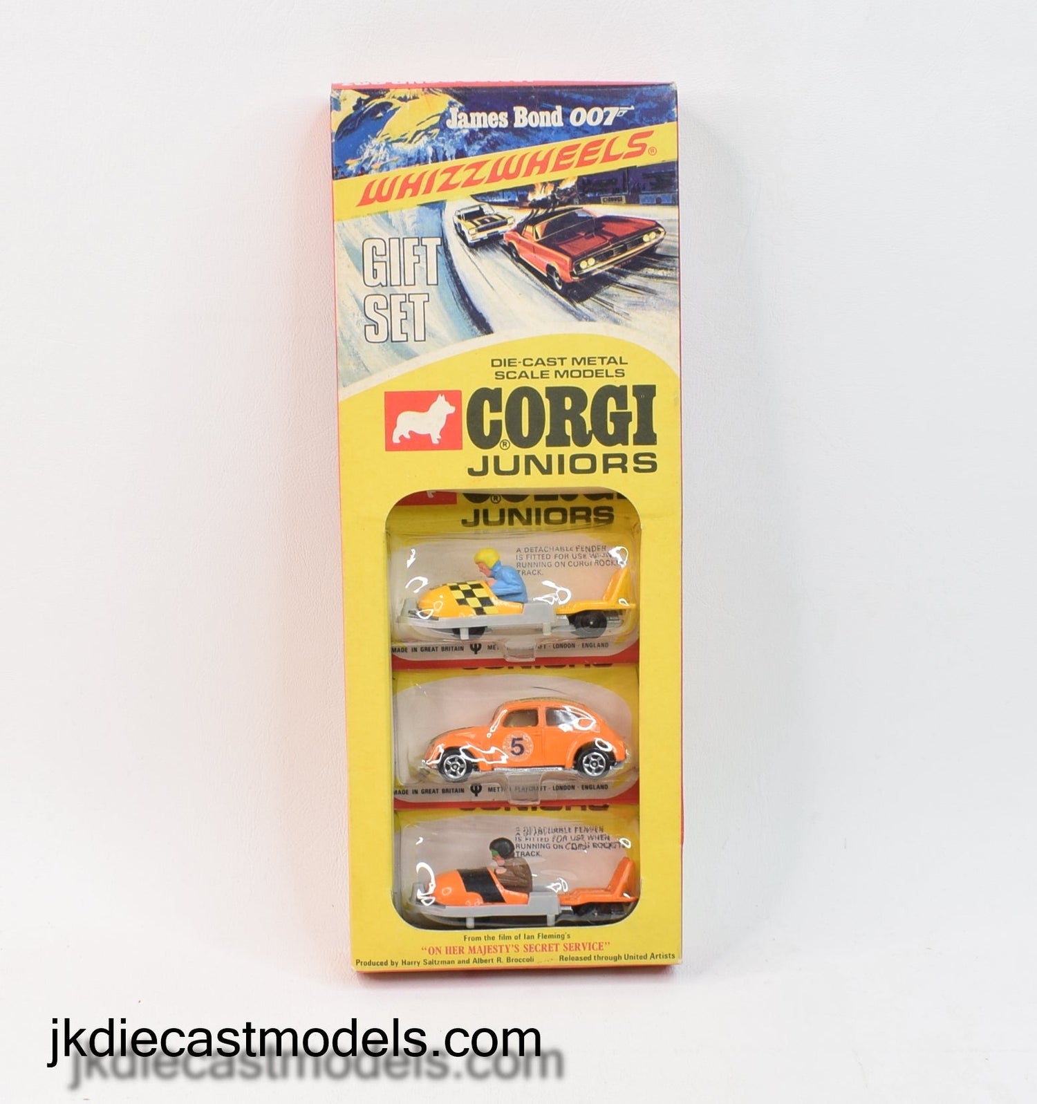 Corgi Juniors 3004 James Bond 007 OHMSS Gift Set Mint/Boxed