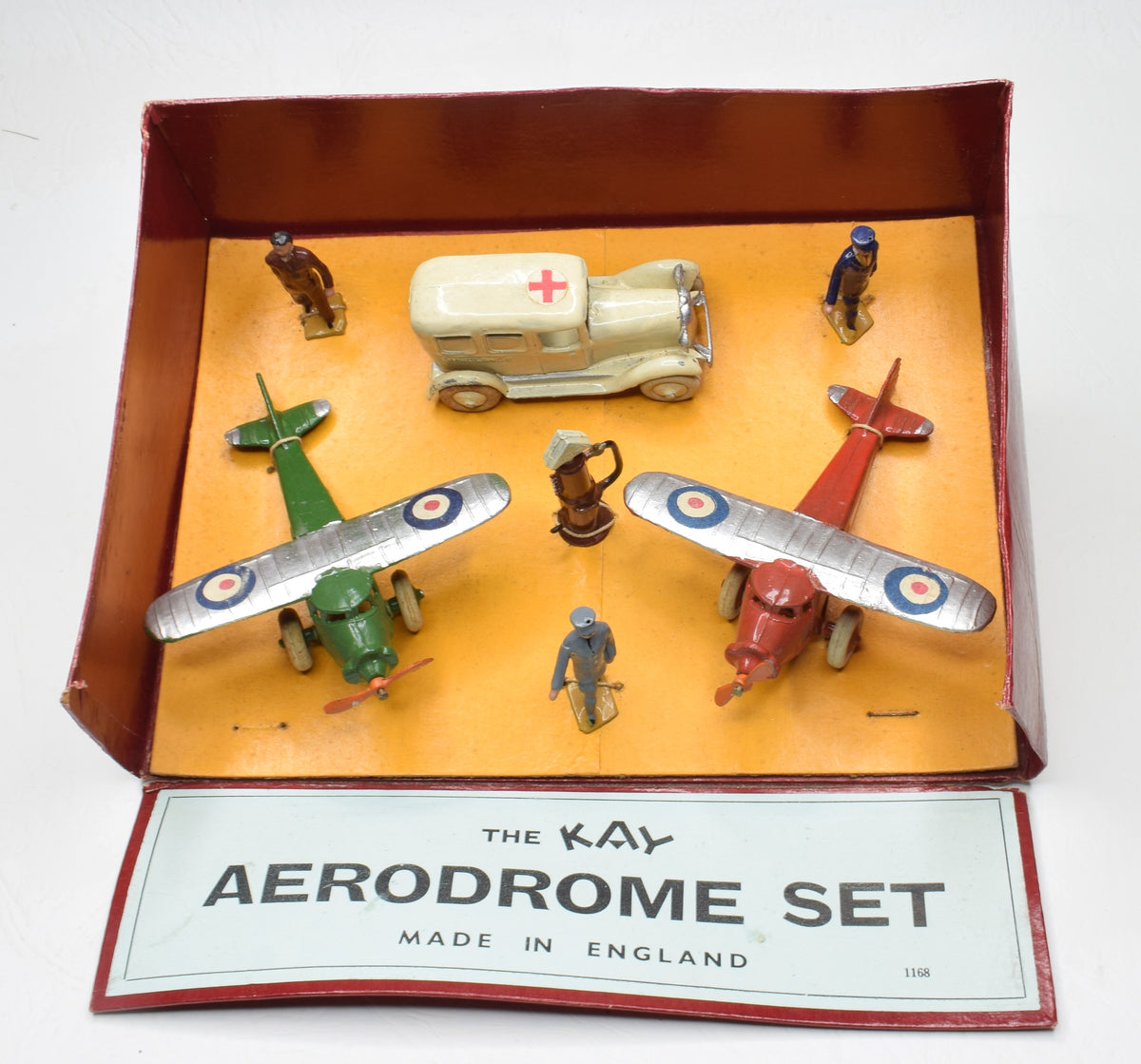 Prewar No. 1 Aerodrome Set The Kay' Taylor & Barrett Very Near Mint/Boxed