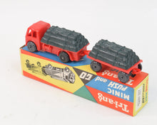 Tri-ang Minic Push & Go Log Truck & Trailer Virtually Mint/Boxed