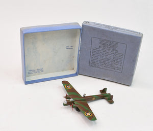 Dinky toys 62t Armstrong Whitworth 'Whitley' Bomber Virtually Mint/Boxed