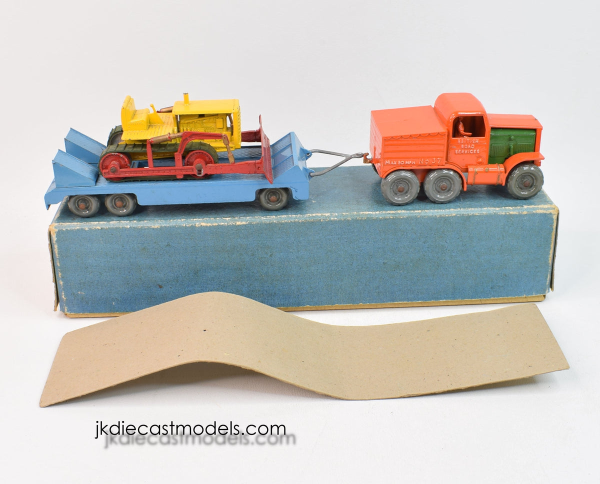 Moko Lesney Prime Mover, Trailer & Bulldozer Very Near Mint/Boxed