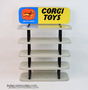 Corgi toys Point of Sale Tin display stand '