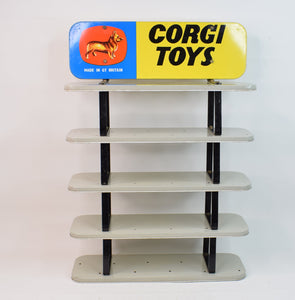 Corgi toys Point of Sale Tin display stand '