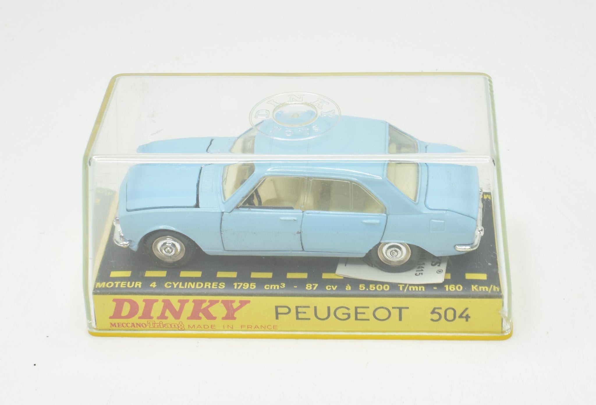 French Dinky toy 1415 Peugeot 504 Very Near Mint/Cased