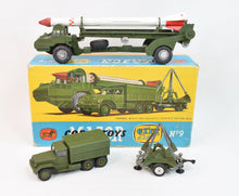 Corgi Gift set 9 Corporal Guided Missile Set Very Near Mint/Boxed