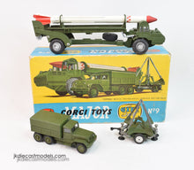 Corgi Gift set 9 Corporal Guided Missile Set Very Near Mint/Boxed