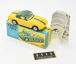 Corgi Toys 319 Lotus Elan Virtually Mint/Boxed (New The 'Geneva' Collection)