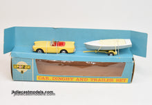Spot-on 212 Car, Dinghy & Trailer set Very Near Mint/Boxed (Sunbeam version)