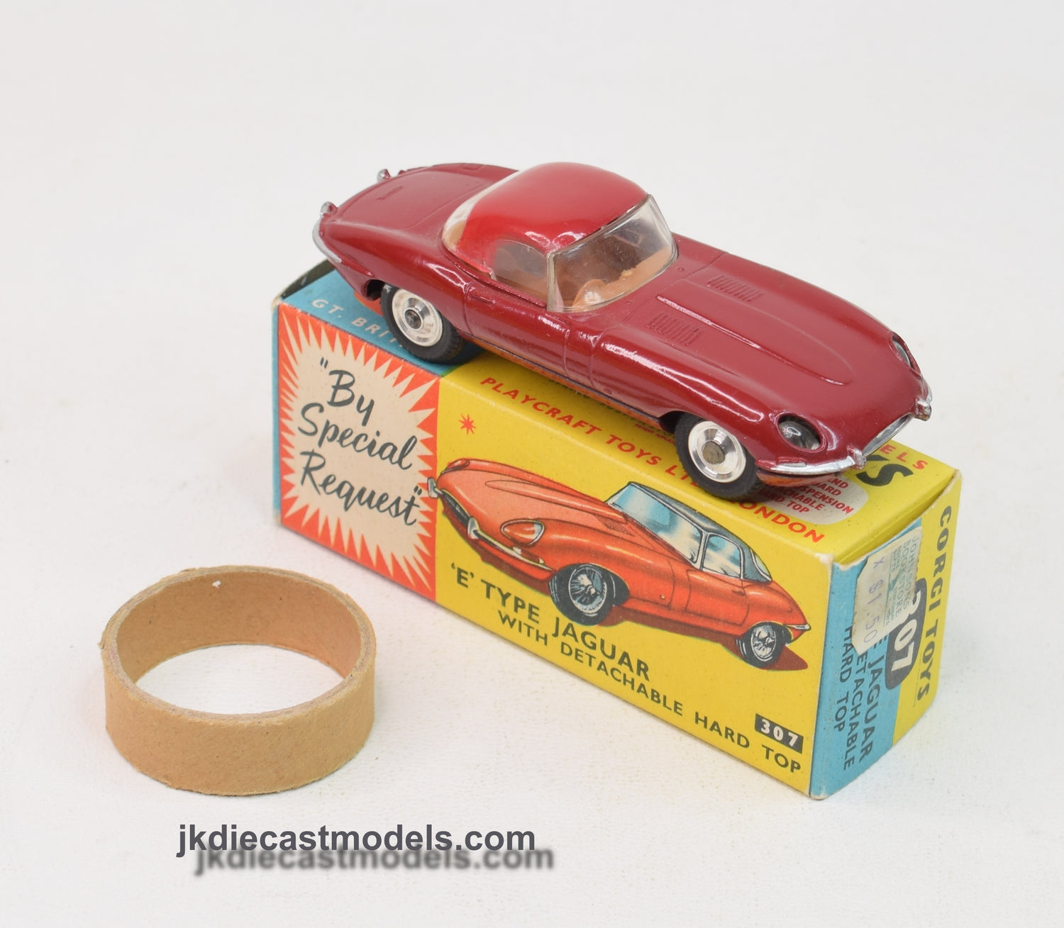 Corgi toys 307 E-type Jaguar Virtually Mint/Boxed