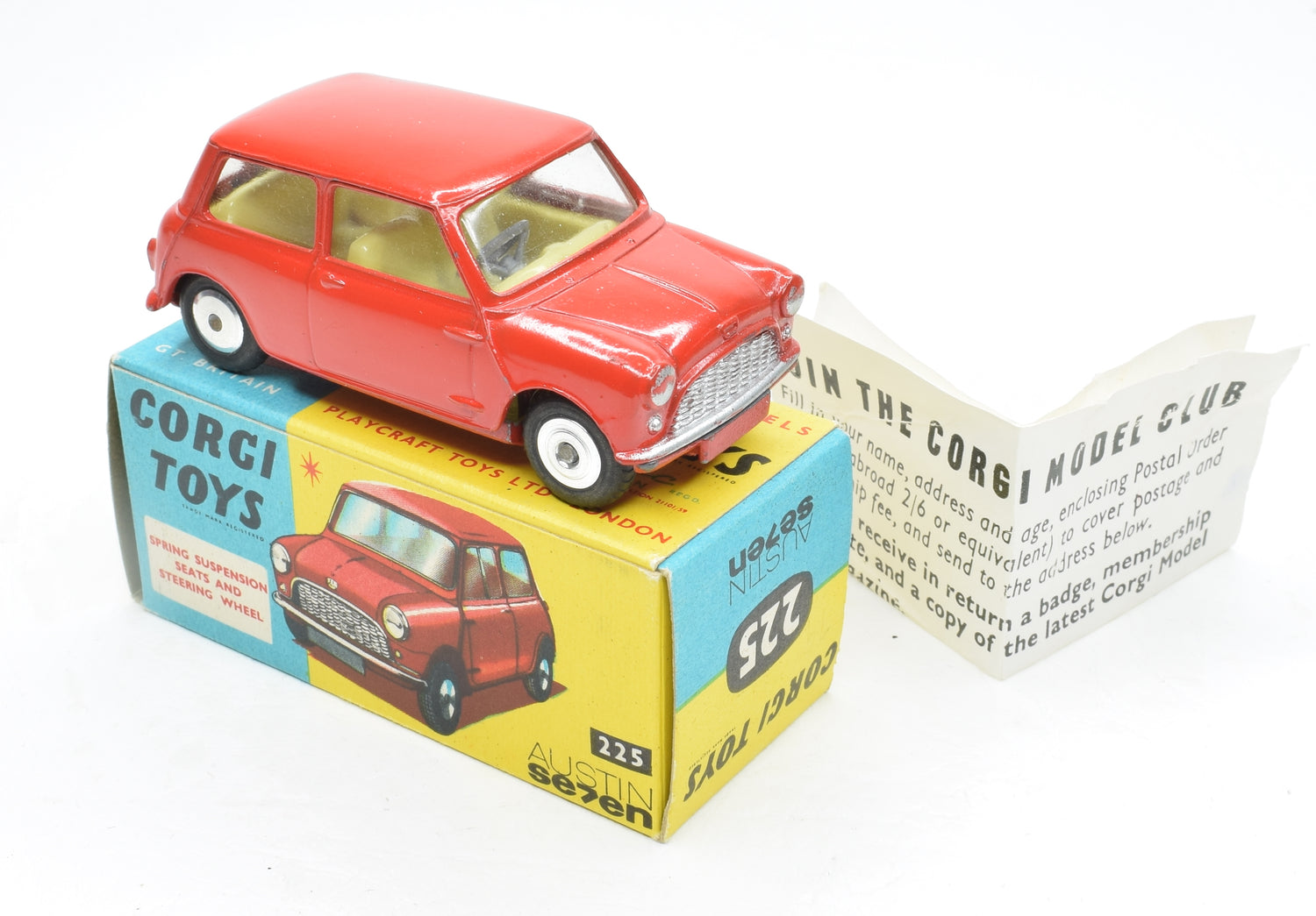 Corgi toys 225 Austin 7 Virtually Mint/Boxed