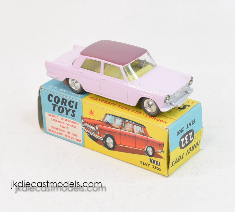 Corgi toys 232 Fiat 2100 Virtually Mint/Boxed – JK DIE-CAST