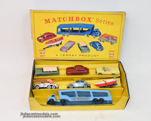 Matchbox G-2 Car Transporter gift set Very Near Mint/Boxed