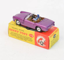 Dinky toy 114 Triumph Spitfire Virtually Mint/Boxed