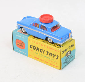 Corgi Toys 255 Motor School Virtually Mint/Boxed 'Blue & Yellow' Collection