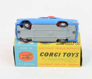 Corgi Toys 255 Motor School Virtually Mint/Boxed 'Blue & Yellow' Collection