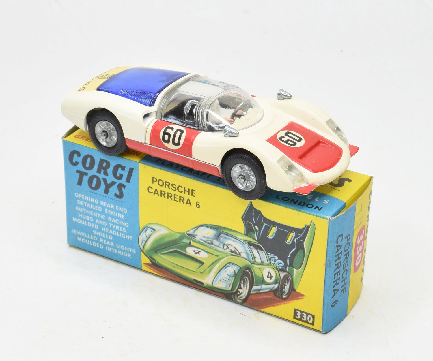 Corgi Toys 330 Porsche Virtually Mint/boxed (New The 'Geneva' Collection)