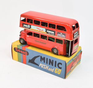 Tri-ang Double Deck bus Virtually Mint/Boxed