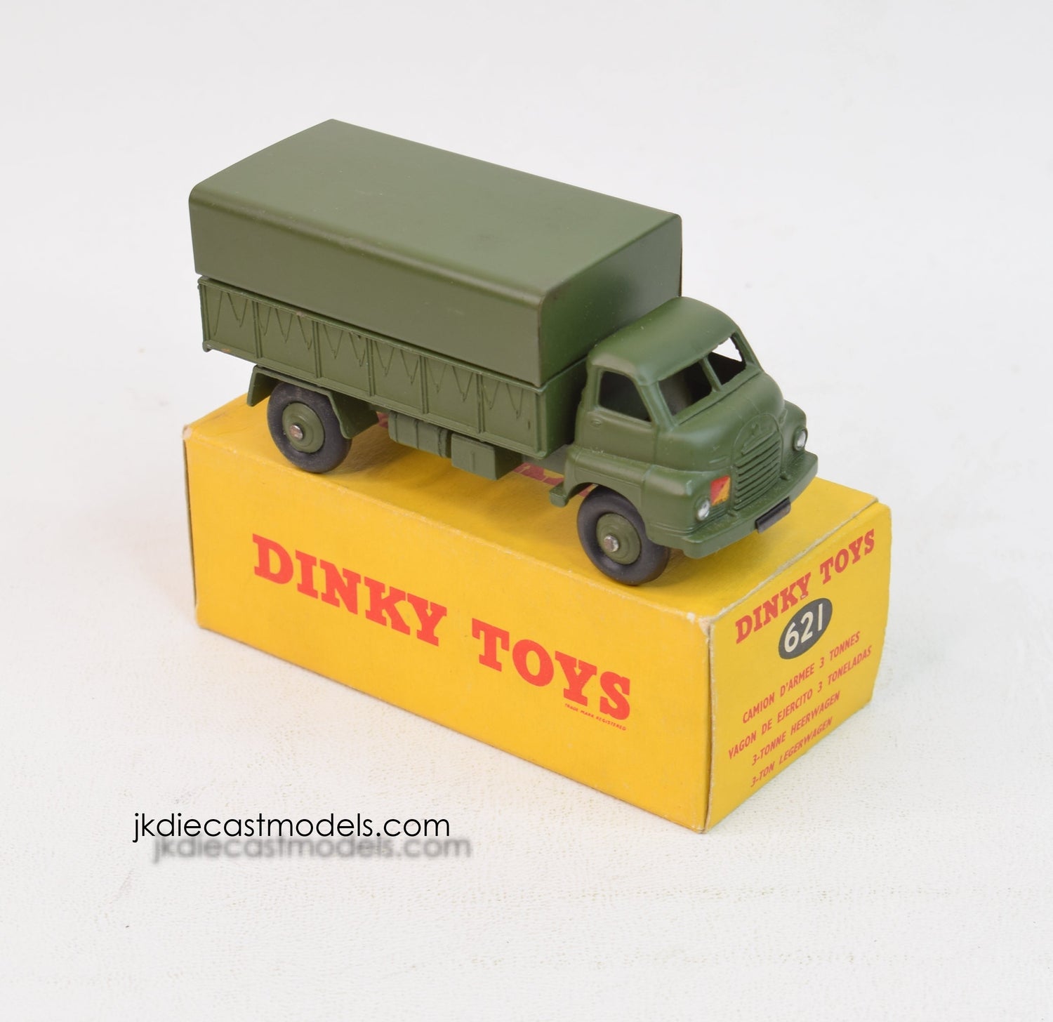 Dinky toys 621 Army Covered Wagon Virtually Mint/Boxed