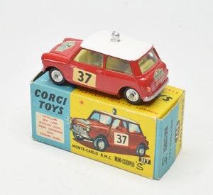 Corgi toys 317 Mini Cooper 'S' Monte Carlo '64 Very Near Mint/Boxed (The 'Geneva' Collection)