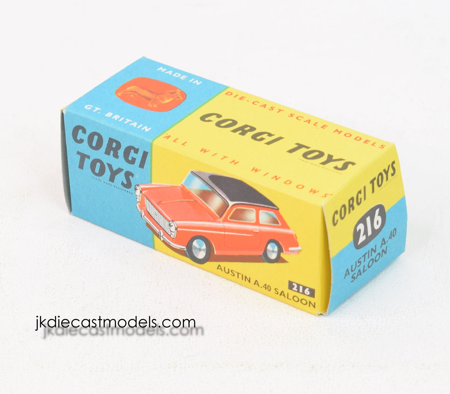 Corgi Toys 216 - Austin A40 - Box only (Unsold shop stock quality)