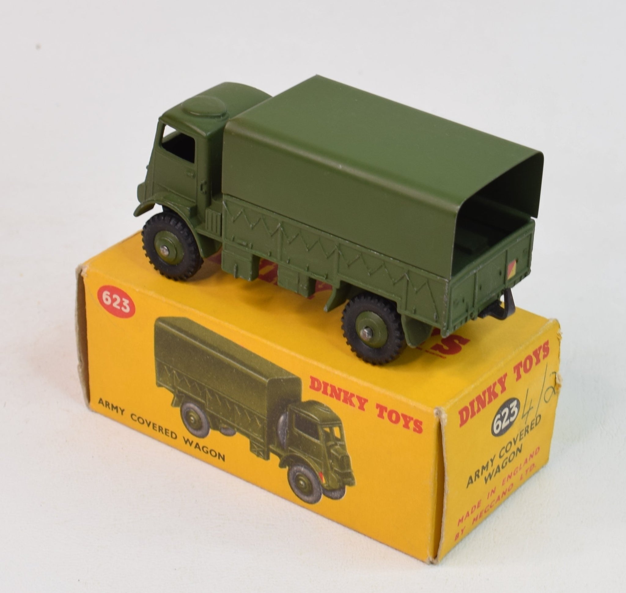 Dinky toys 623 Army Covered Wagon Virtually Mint/Boxed 'Ribble Valley' – JK  DIE-CAST MODELS