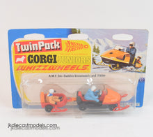 Corgi Juniors 2506 A.M.F Snowmobile and Trailer Virtually Mint/Boxed 'Wickham' Collection