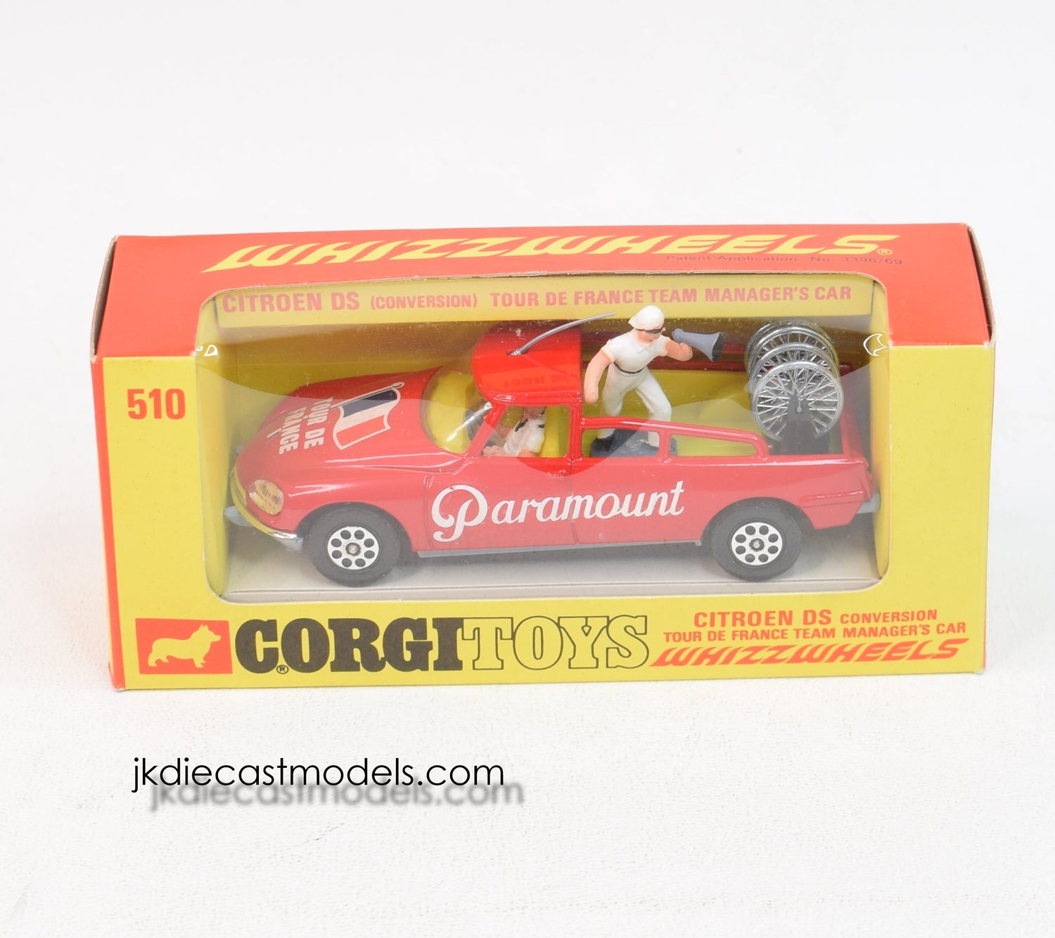 Corgi toys 510 Citroen DS 'Tour de France Mint/Lovely box