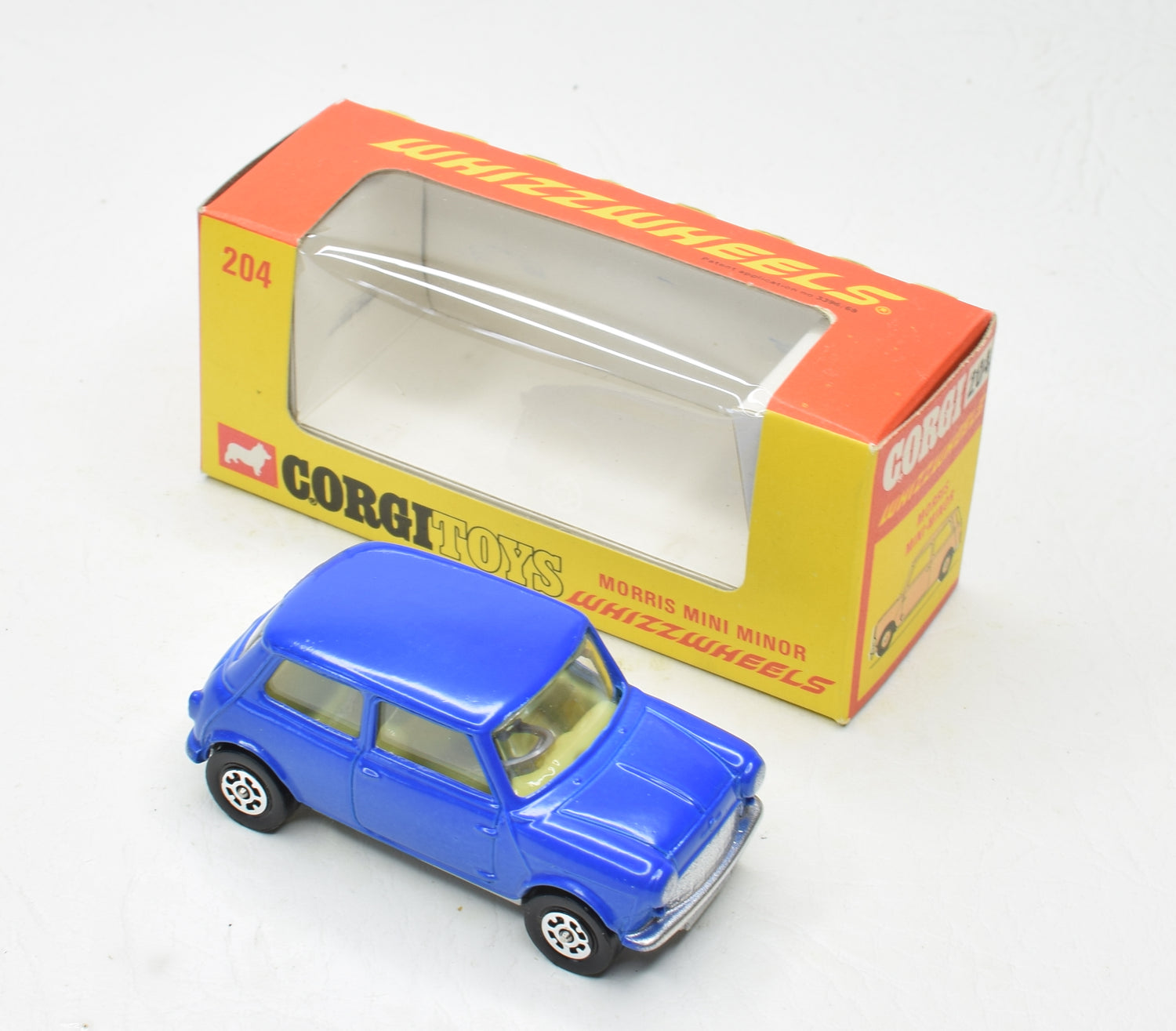 Corgi toys 204 Morris Mini Minor Mint/Boxed (The 'Geneva' Collection)