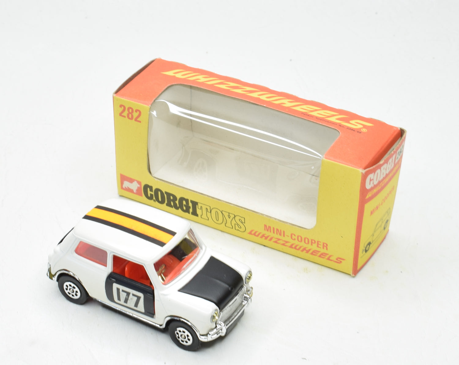Corgi toys 282 Mini-Cooper Virtually Mint/Boxed (The 'Geneva' Collection)